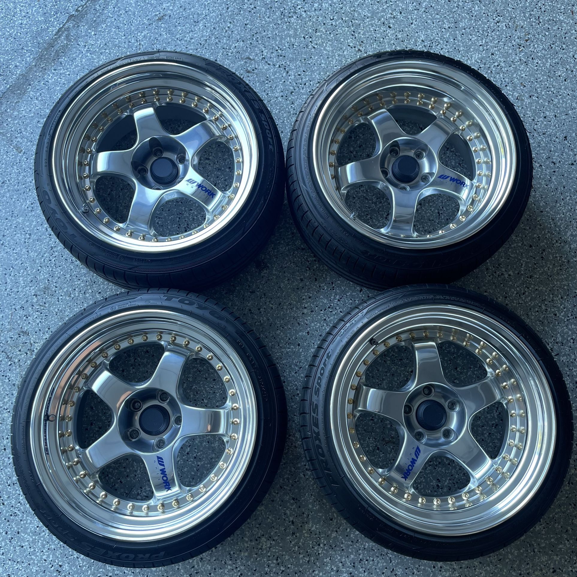 Work Meister S1 3P 5x114.3 for Sale in Huntington Beach, CA - OfferUp