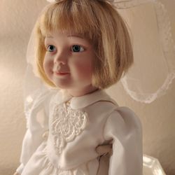 Madame Alexander First Communion Porcelain Doll