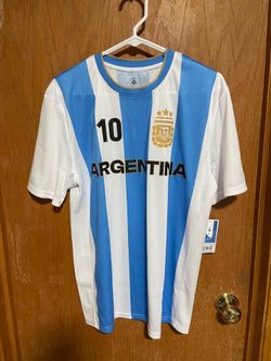 Men’s Replica Argentina Soccer Team Jersey Messi 10