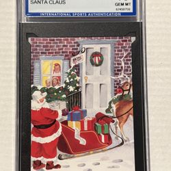 1991 Leaf Pro Set Santa Claus Trading Card 