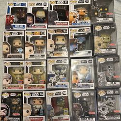Funko Pops Star Wars