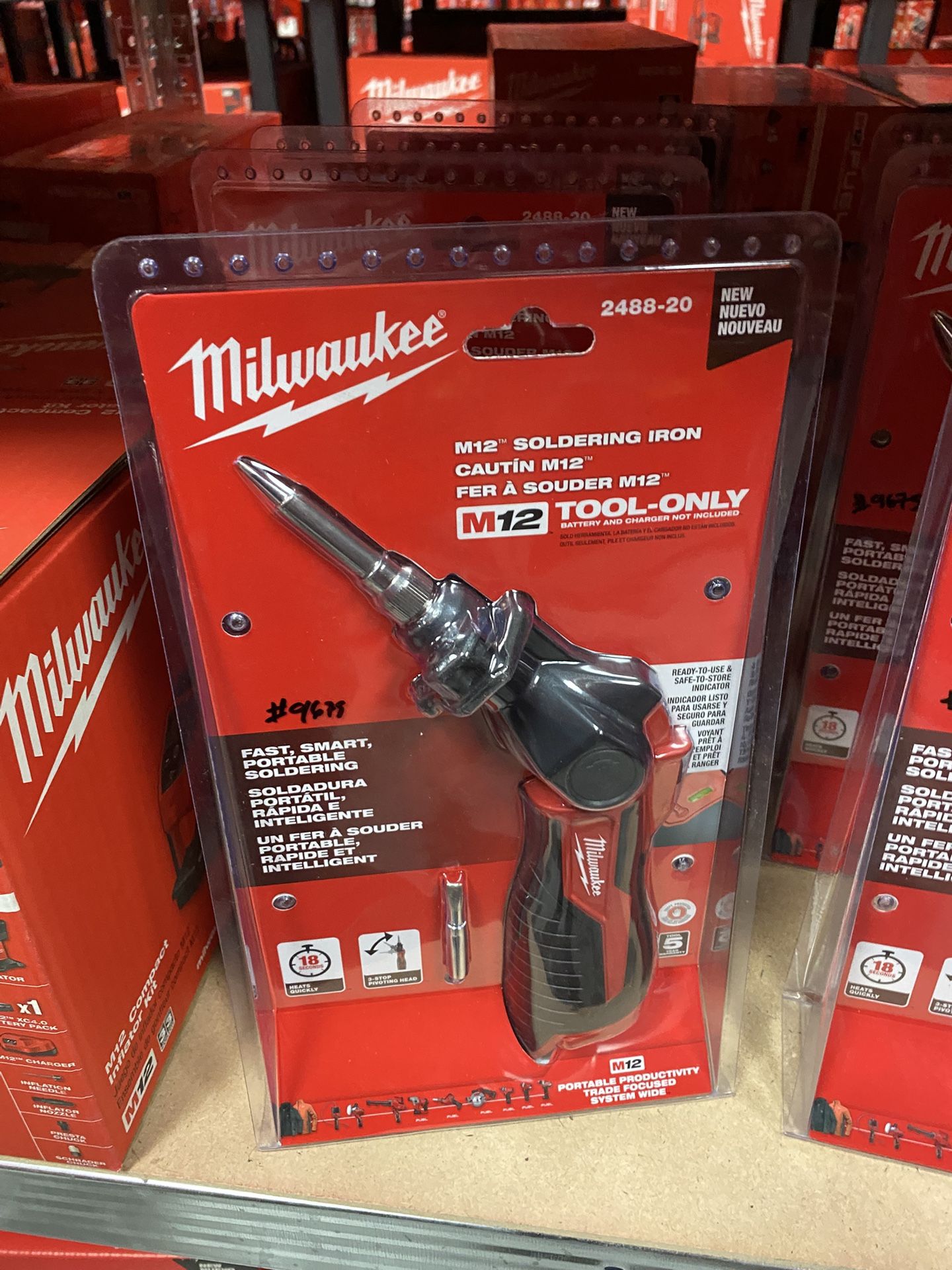 Milwaukee M12 12-Volt Lithium-Ion Cordless Soldering Iron (Tool-Only)