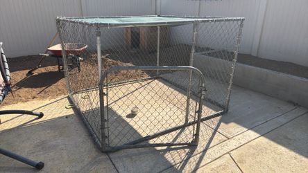 Large dog kennel