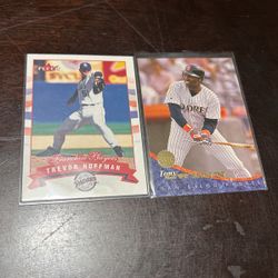 Tony Gwynn And Trevor Hoffman Baseball Cards
