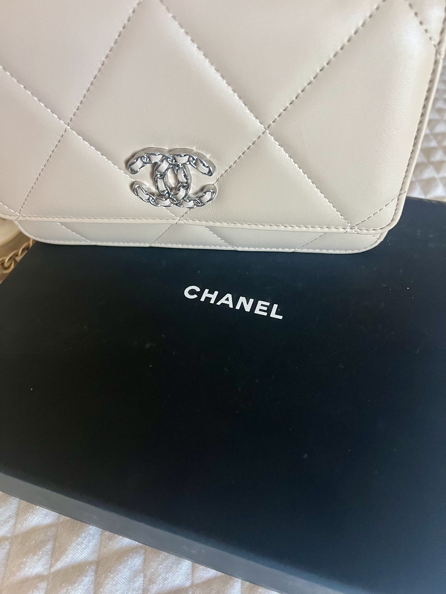 WOC Chanel Bag. With Multi Color Chain.