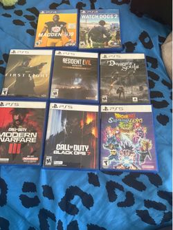 PS4 and ps5 games
