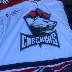 CHARLOTTE CHECKERS HOCKEY JERSEY 