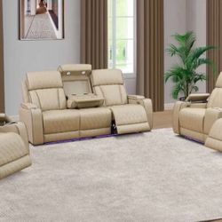Brand New Power Reclining Living Room Couch Set