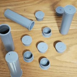 Pool Fence Deck Sleeves & Caps GRAY  