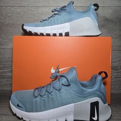 Nike Free Metcon 6 Denim Turquoise White Men's Running Workout Shoes FJ7127-400