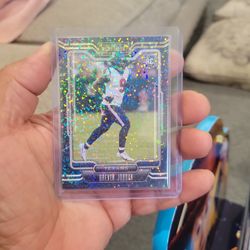 Brevin Jordan (Texans)rookie Playbook Sparkle Parallel Football Card