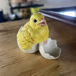 Canary By Andrea 1990u Baby Chick Hatching Out Of Egg #8618 Andrea By Sadek