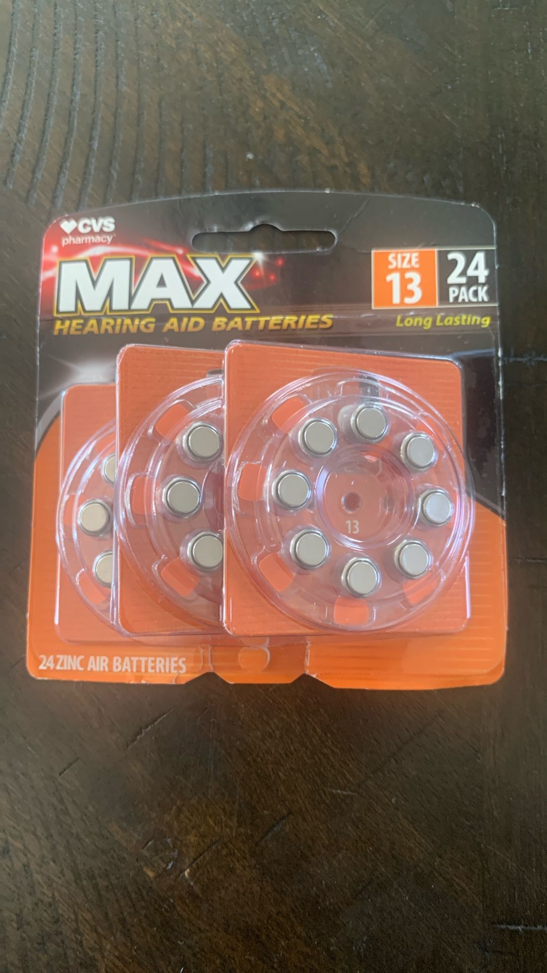 HEARING AID BATTERIES SIZE 13…$8