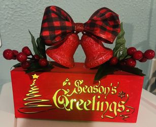 Lighted Wood Christmas Decor