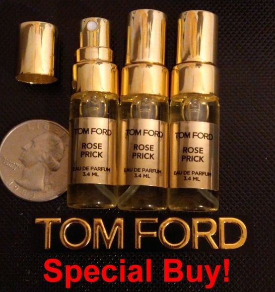 3 Lot TOM FORD ROSE PRICK Unisex Perfume