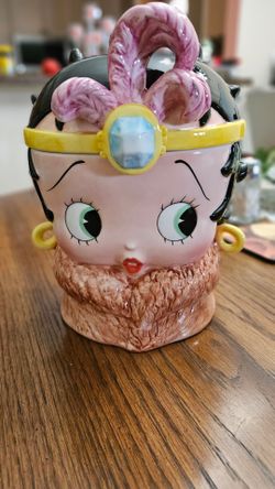 Betty Boop Flapper Girl Cookie Jar.  Vintage