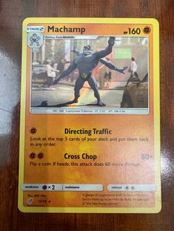 Pokemon Machamp 13/18 Detective Pikachu Holo Rare NM