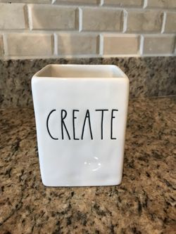 Rae Dunn Create pencil holder