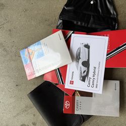 Camry XSEowner manual