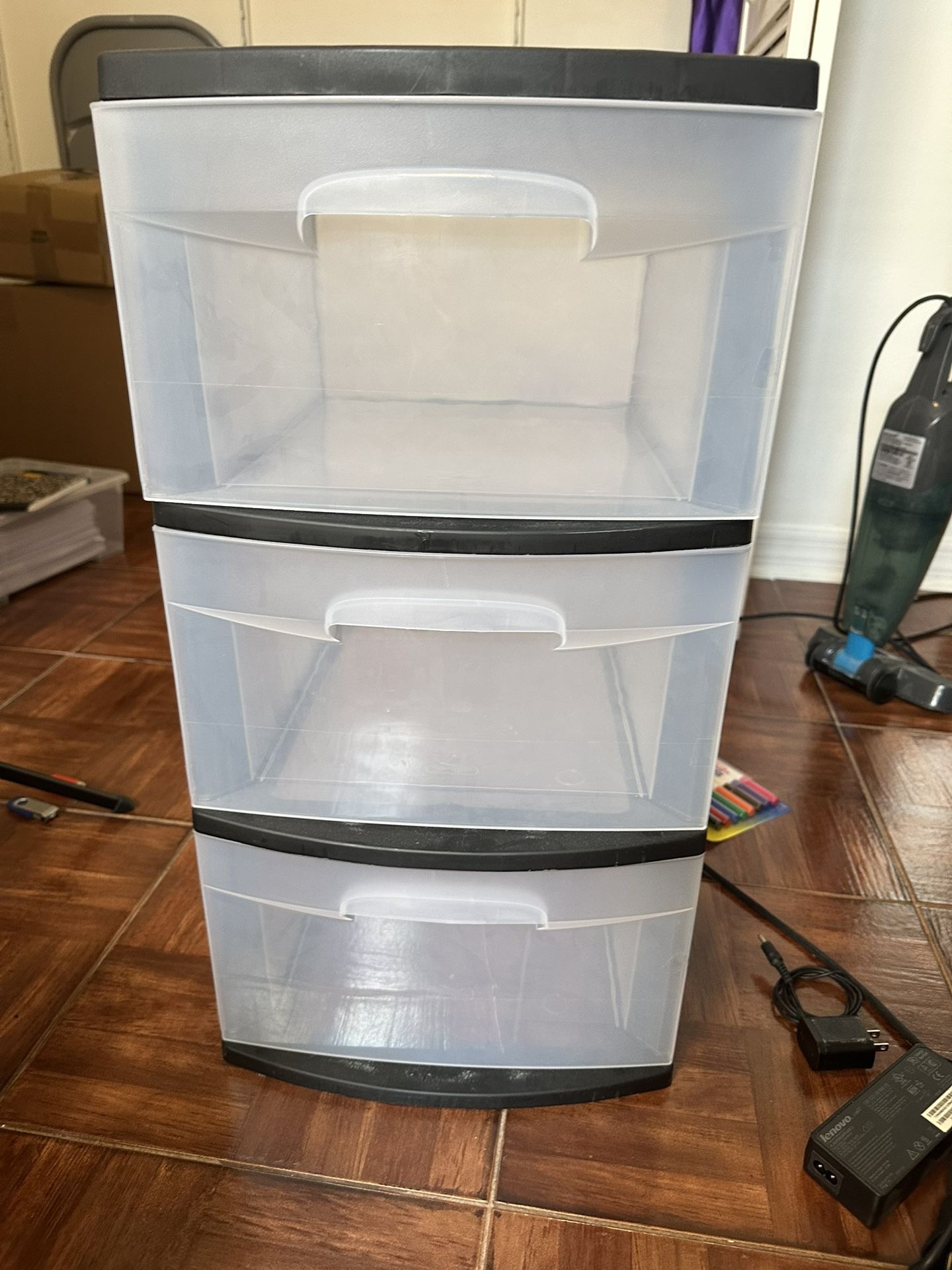 Sterilite 3 Drawer Bin (No Wheels)