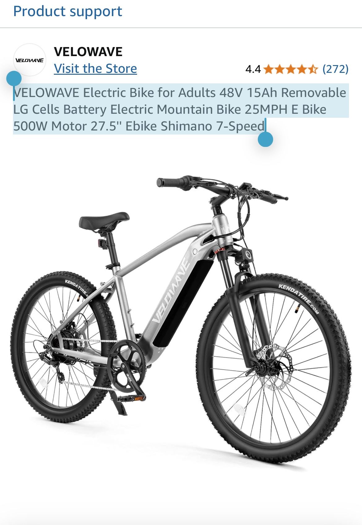 Selling My E-bike-1100 OBO Used Like New