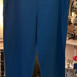 Ladies Medium Stretch Pants With Front Pockets 