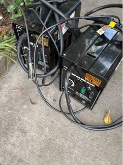 Two electric welders