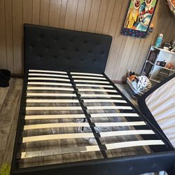 Full Bed Frame With Headboard