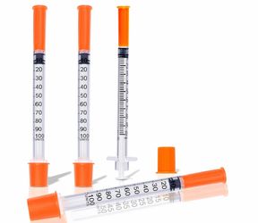 100 pack 1ml/cc 31G 1/2 Inch Syringe with needle