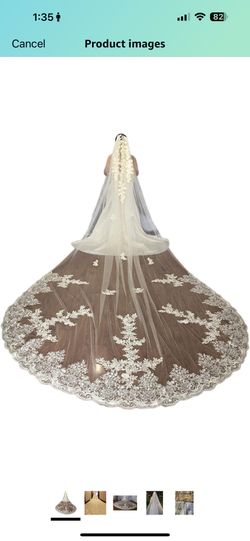 Wedding Dress And Veil