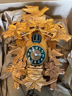 VINTAGE KAISER QUARTZ CUCKOO CLOCK BIRDS GERMAN