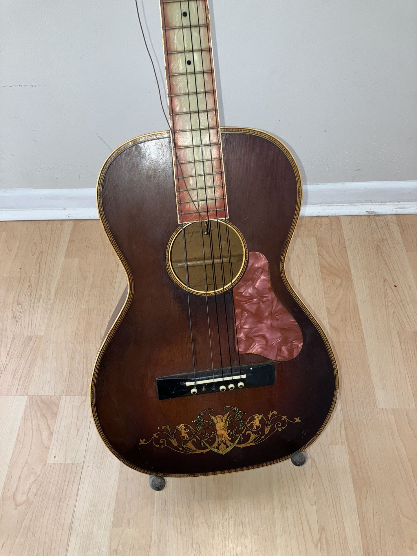 1930s Slingerland May Bell Acoustic Parlor Guitar