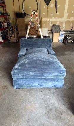 Blue sofa