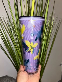 Starbucks 2023 Winter Magnolia Flower Mesh Venti Tumbler