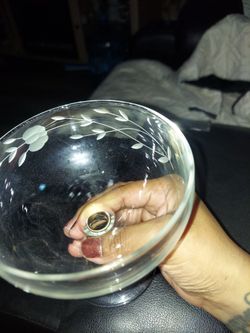 2 Princess house Margarita cups.