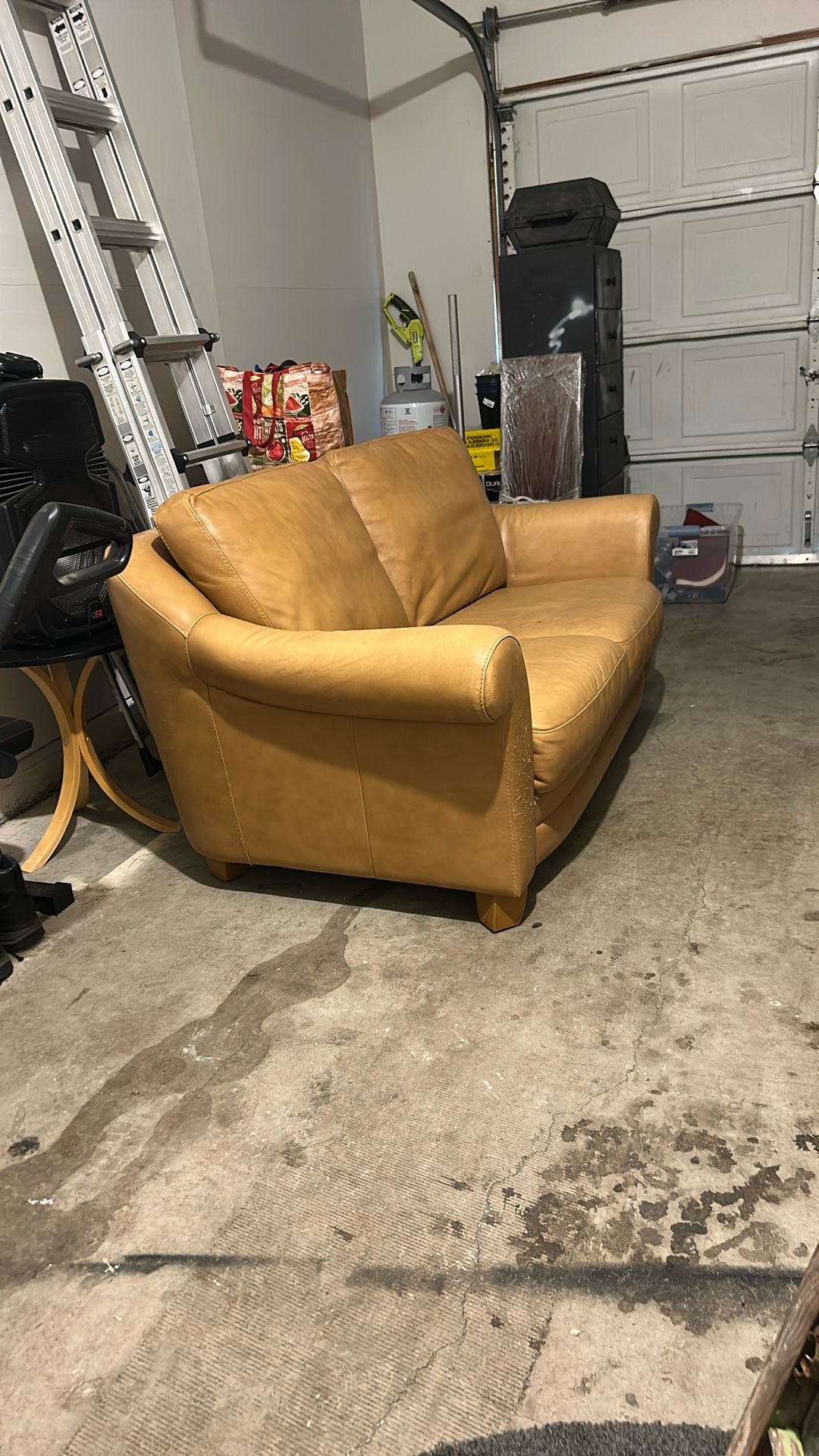 Nicoletti Leather Sofa 