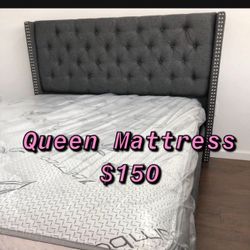 HOUSEHOLD BRAND NEW PILLOW TOP MATTRESSES ✅ COLCHONES NUEVOS PILLOW TOP 💯‼️   QUEEN SIZE $150 ❌ $210 With Box Spring   FULL SIZE $140❌ $200 With Box 