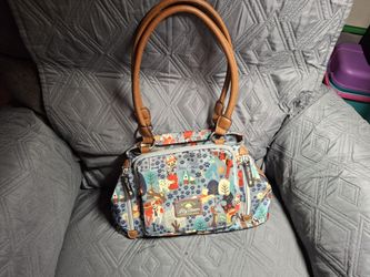 Lily Bloom Dog Pattern Purse