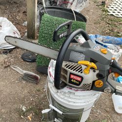 Ryobi saw runs good starts up first pull