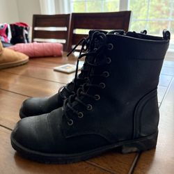 Women’s Black Combat style boots