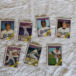 1988 Topps Los Angeles Dodgers Baseball Cards