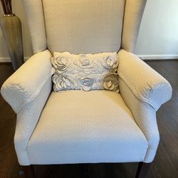Upholstered Wingback chair