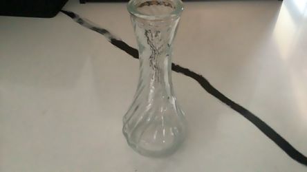 12  6 inch clear vase