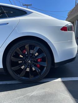 20” oem powder coat wheels 19” 21” 22” black rims powder coat calipers Tesla Audi Porsche bmw