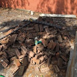 Free Outdoor Bricks And Parking Stops 