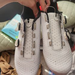 Giro Regime white road cycling shoe SIZE MENS EU 45