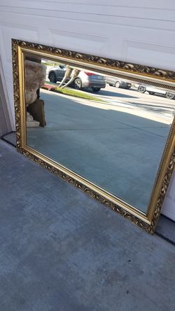 Large vintage mirror