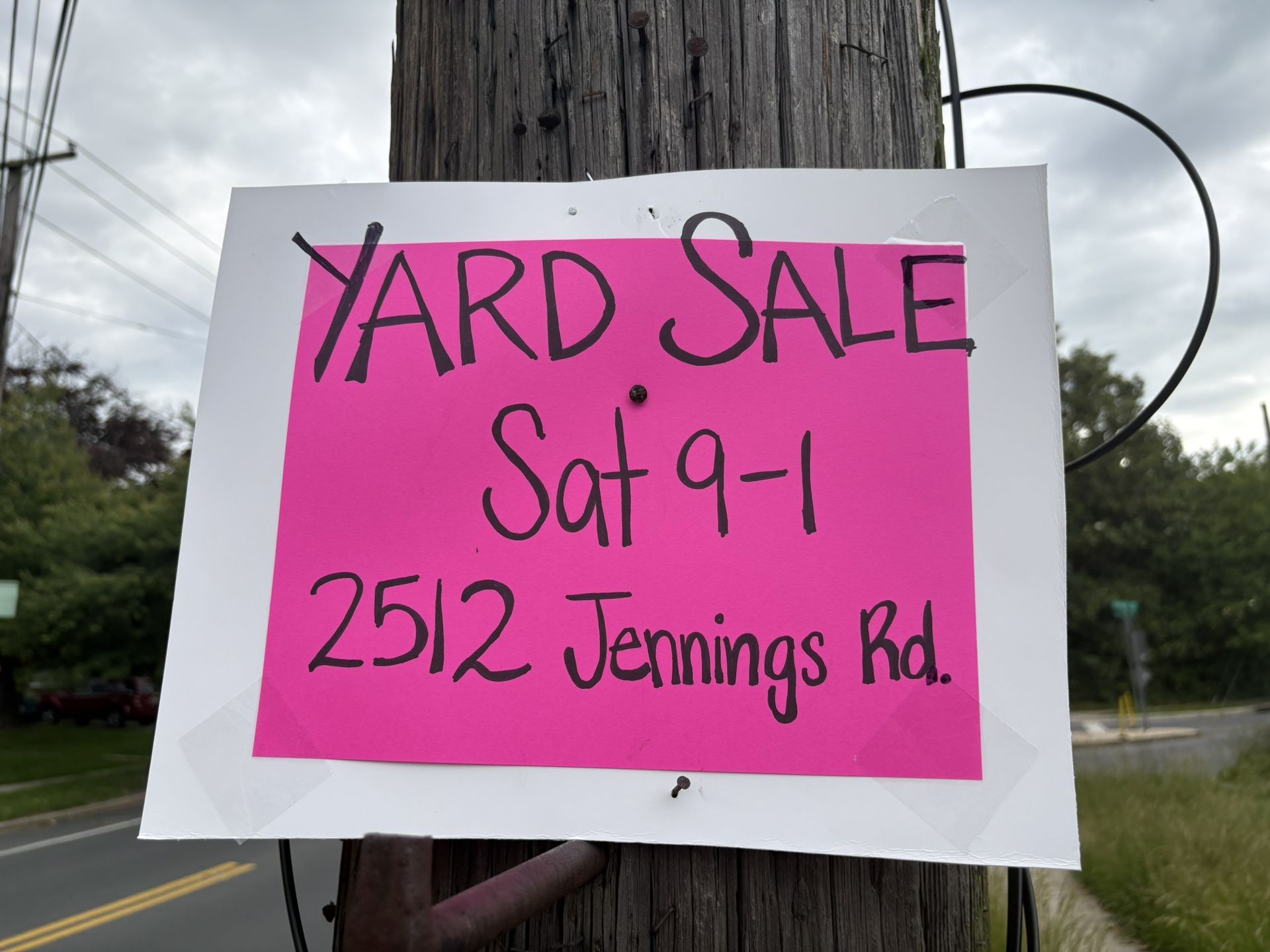 Yard Sale Now! Wake Up!!