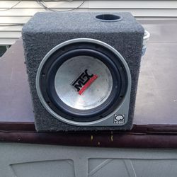 12" Mtx Thunder 5500 Power Cap And Amp With Box