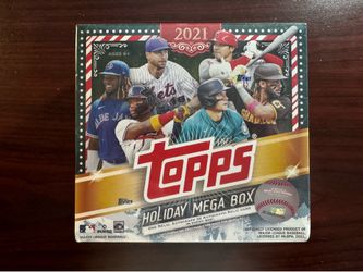2021 Topps Baseball Holiday Mega Box Cards